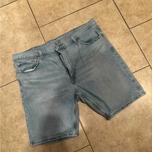 Levi's Men's Light Blue Jean Shorts